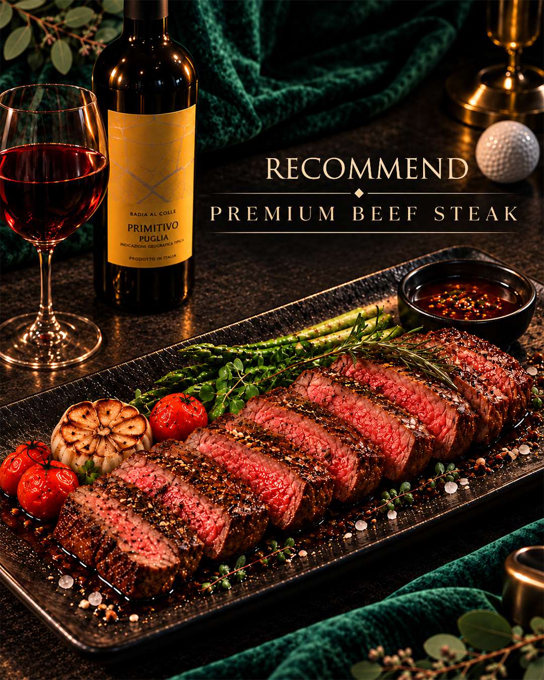 เมนูแนะนำ: Premium Beef Steak